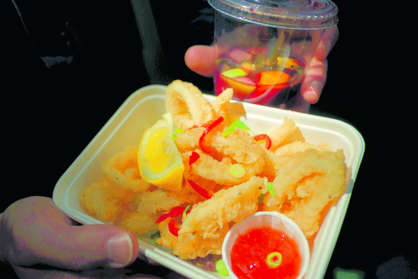 Best food markets in London - Salt and Pepper Squid