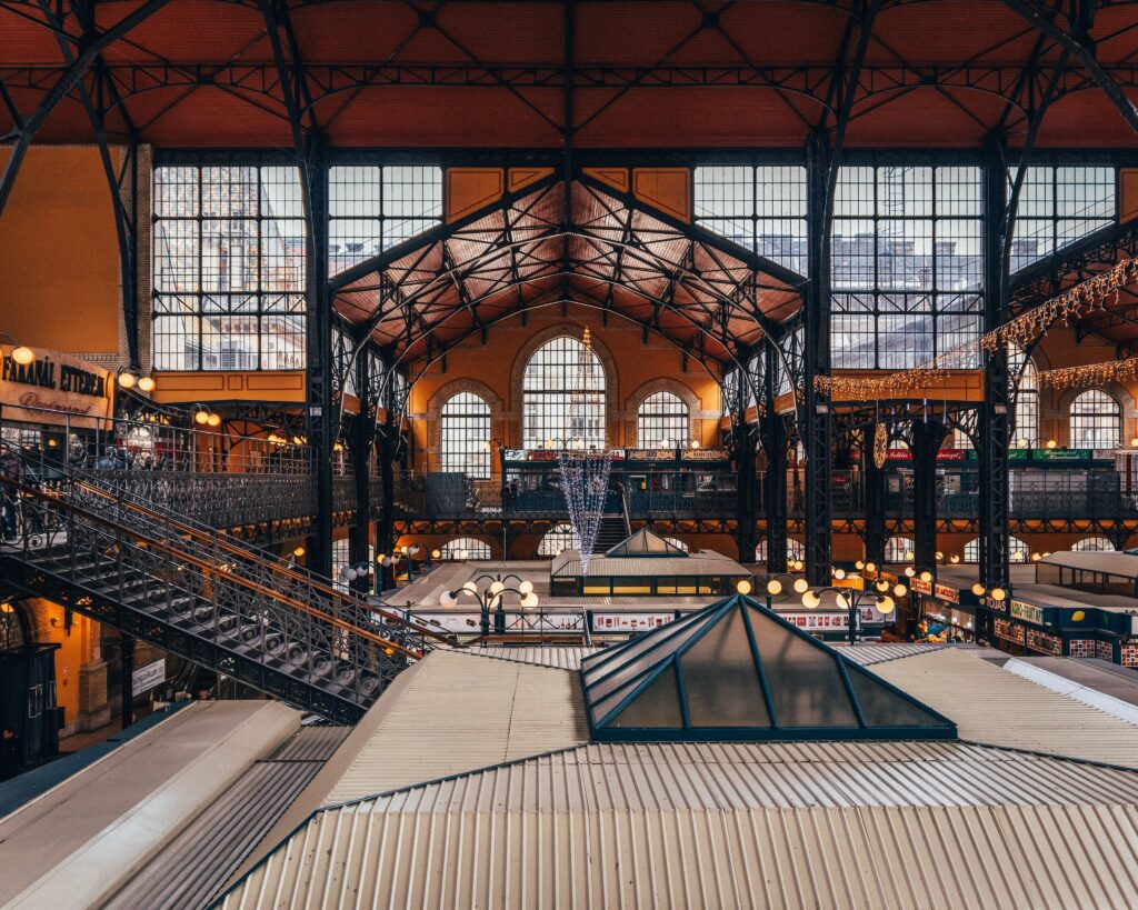 Most Instagrammable Places in Budapest: Great Market Hall