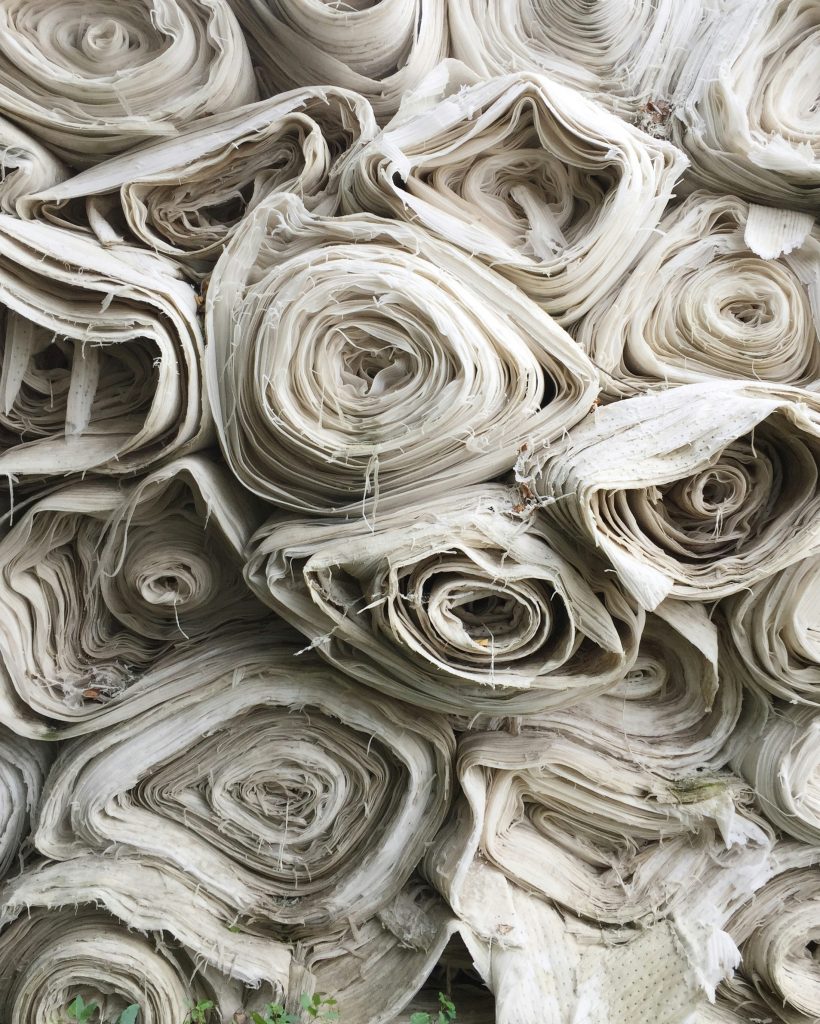 Eco-Friendly Things to Do in Berlin: white fabric rolls