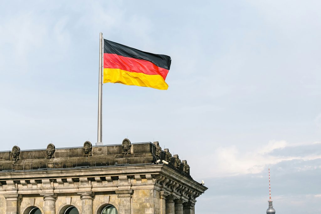 Bank holidays Germany: the German flag