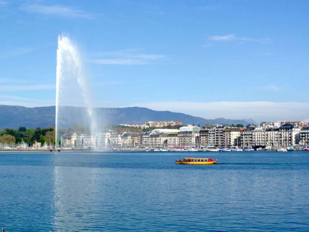 Best Instagram spots in Geneva: Jet d’Eau