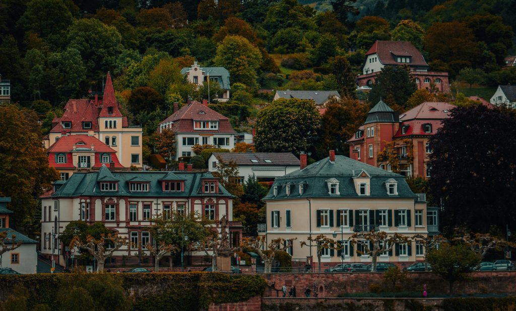 Heidelberg Instagram: a view of Heidelberg's old town building