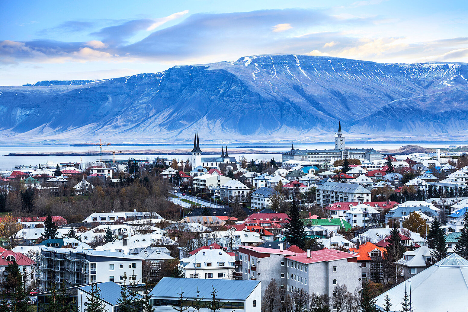 Panoramic view of Reykjavik in Iceland, a future MEININGER Hotels location