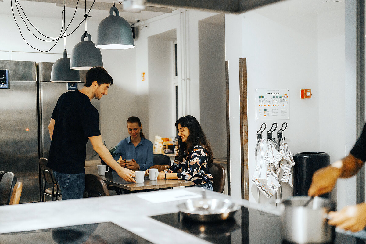 Guest kitchen Urban House Copenhagen by MEININGER