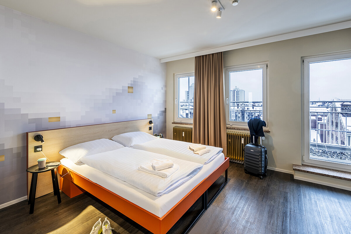 Zweibettzimmer MEININGER Hotel München Zentrum